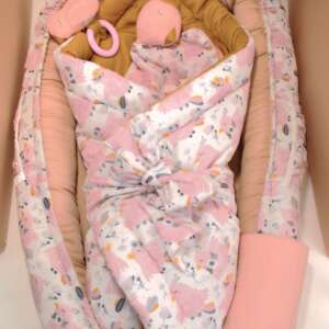 Rychlozavinovačka s mašlí DABIE růžová