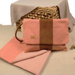 Pratelná přebalovací taška s podložkou MIMMA BAG růžová