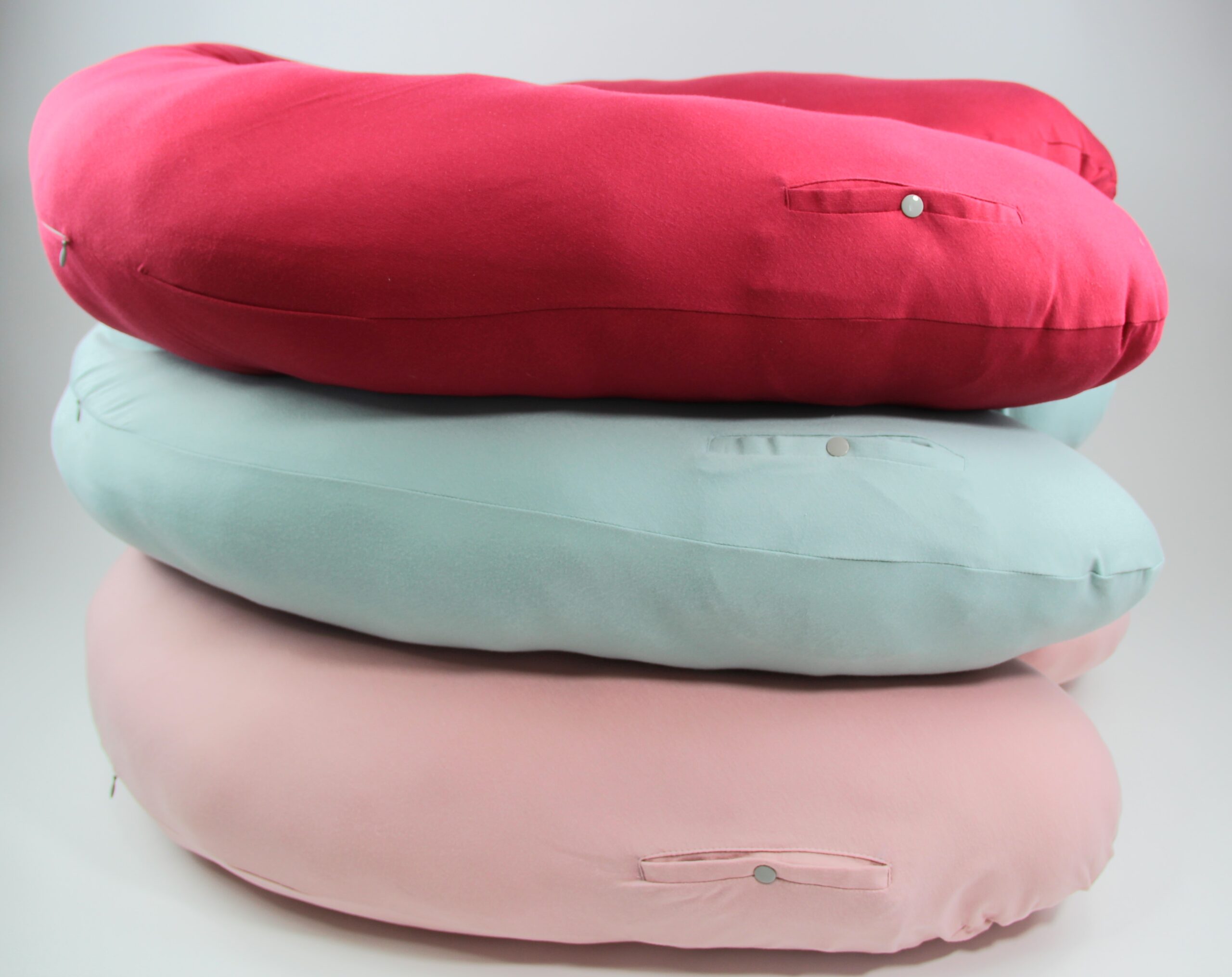 Těhotenský a kojící polštář NURI růžová - Obrázek 2