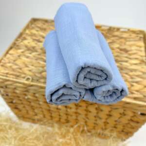 Mušelínová látková plena 1ks NIAM modrá